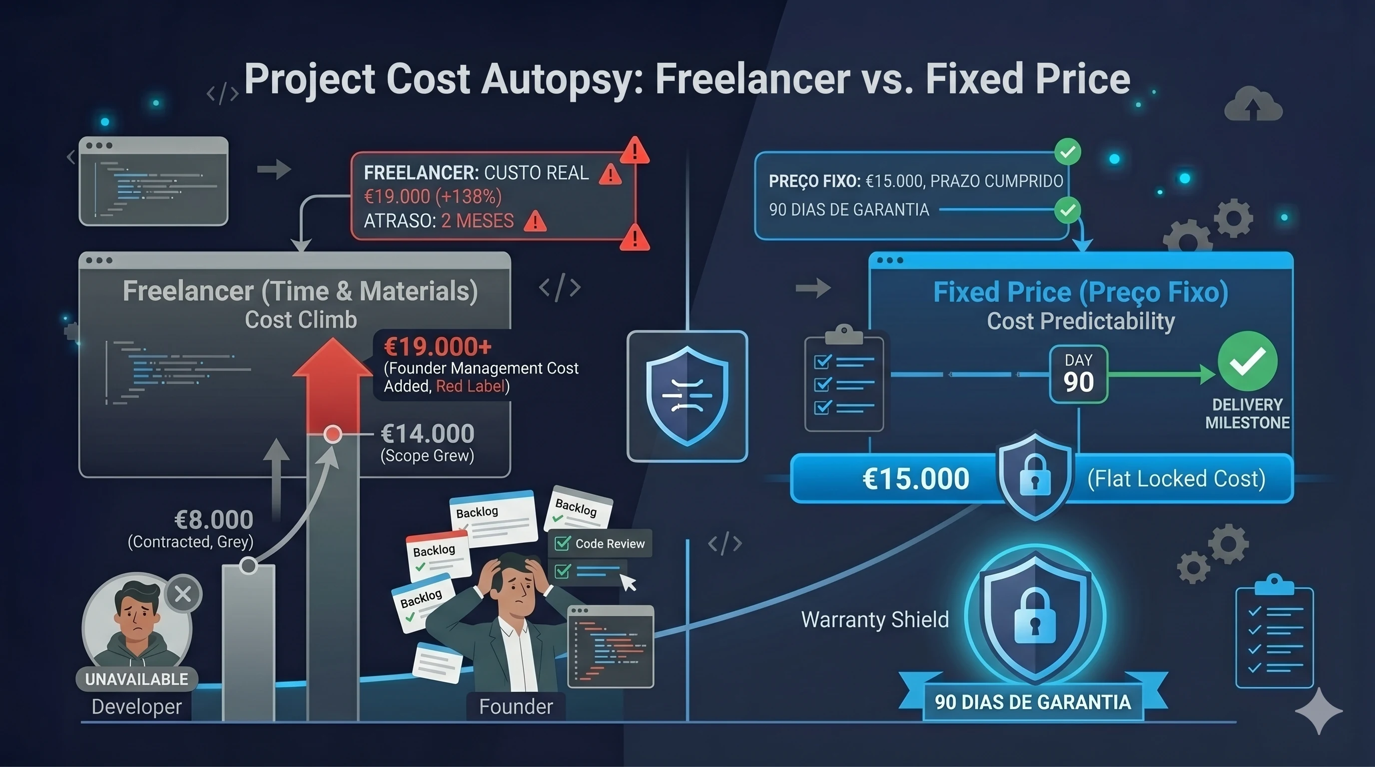 Fixed-Price Software Development vs Freelancer: Which to Hire in 2026?